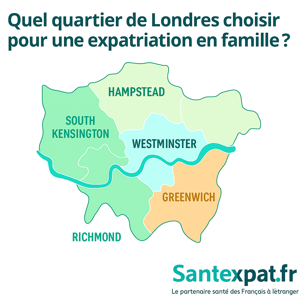 Les quartiers pour les français à londres