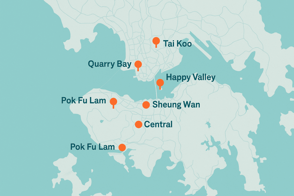 les quartiers où s'installer à Hong Kong